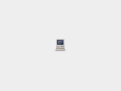 Mac Classic Icon — PSD Included