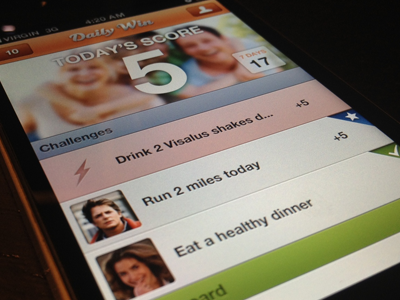 Today's Score ios iphone mobile mobile ui photoshop ui user interface