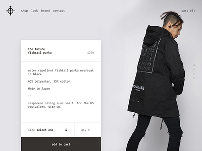 Navigate Clothing Commerce - Site Redesign clothing commerce ecommerce fashion japan made in japan marketing streetwear ui ux web