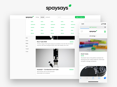 Spaysays - Web App and Brand