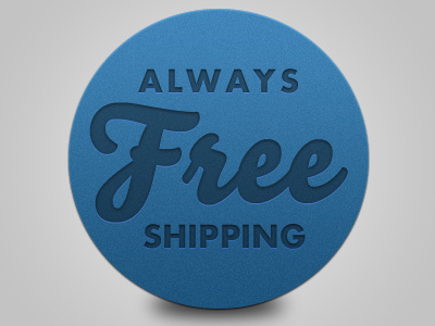 Free Shipping Badge badge letterpress noise vintage web