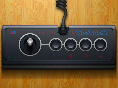 Vectrex Controller by Ricky Romero on Dribbble