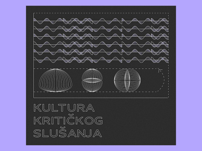 Kultura kritičkog slušanja colors design illustration illustration digital typography