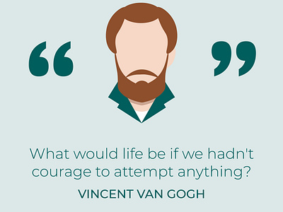 Vincent van Gogh quote graphic