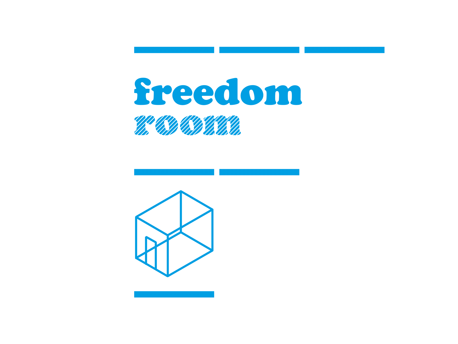 Freedom Room branding design digital exhibition graphic graphic design identity illustration logo print