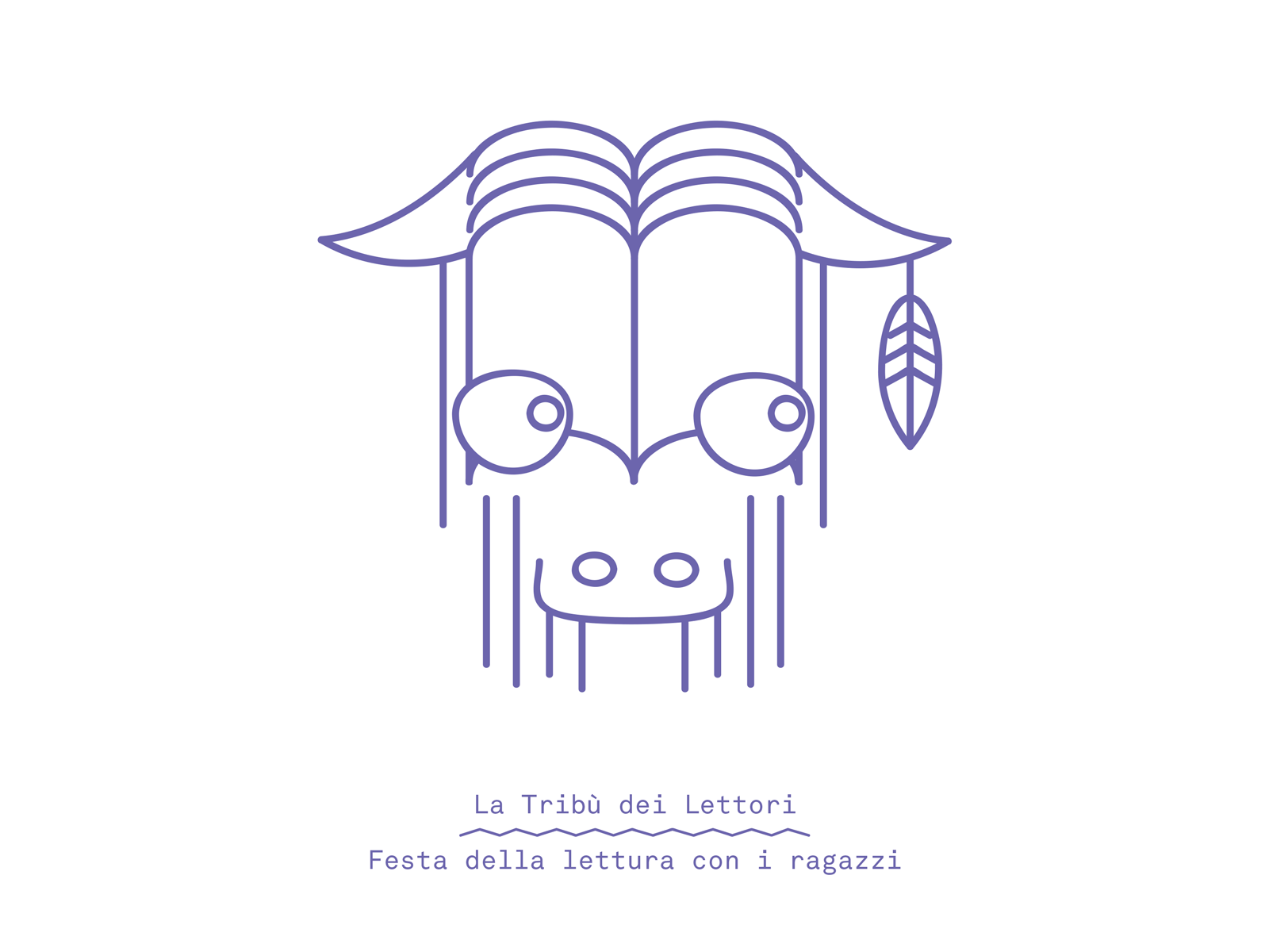 La tribù dei lettori branding design grafica graphic graphic design identity illustration logo