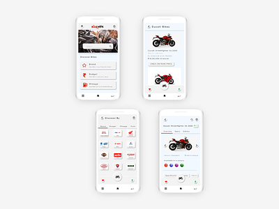 bikewale app adobe xd app bike bikes bikewale branding design logo ui ux xd design