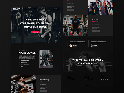 Landing Page for Personal Trainer