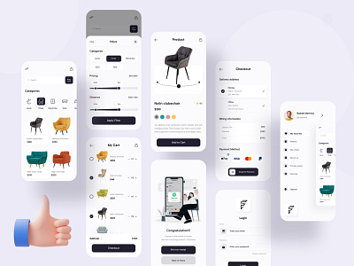 Furniture E-Commerce App Concept