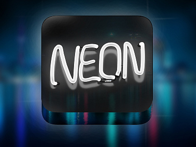 Neon Icon 3d 3d icon neon