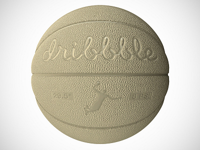 Natural Rubber Ball dribbble natural natural rubber no dye undyed vanilla