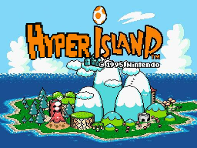 Hyper Island pixel pixelated yoshis island nintendo hyper island