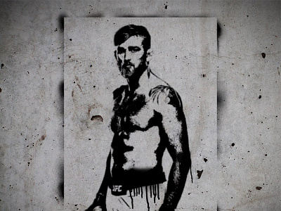 Alexander "The Mauler" Gustafsson Stencil