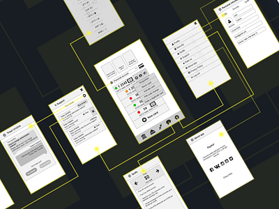 Bank app wireframe axure bank app crypto finance fintech prototype ux wireframe