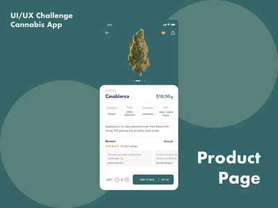 UI/UX Challenge - Cannabis App