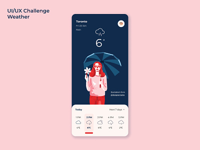 UI/UX Challenge: Weather App design challenge ui ux weather weather app