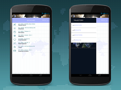 T-Minus Navigation concept android concept art ui