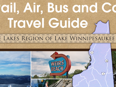 Lakes Region Travel Guide book cover new hampshire