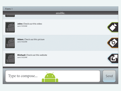 Ansible android