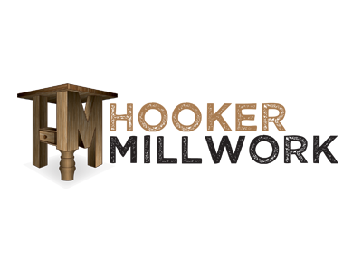 Hooker Millwork Logo Concept design illustration logo