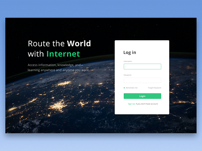 Hotspot System Login Page