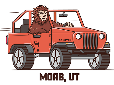 Bigfoot T-Shirt Graphic design illustration