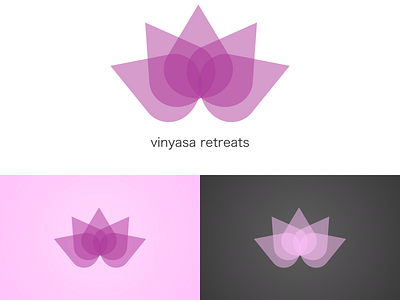 vinyasa retreats branding logo mindfulness retreats yoga