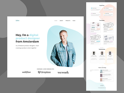 Design portofolio template branding designer landing page landingpage landingpagedesign portofolio template templatedesign webdesign