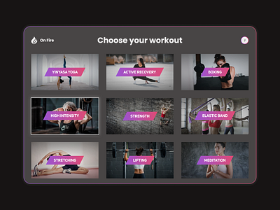 Workout TV app