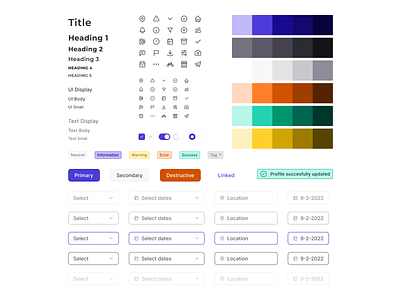 Design System financial business componentdesign components designstyleguide designsystem nielsjoop product productdesign stickersheet styleguide system uidesign ux uxdesign