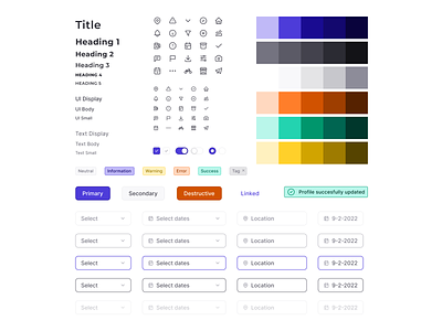 Design System financial business