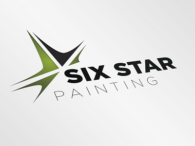 6 Star Painting Logo branding graphicdesign logo logo design