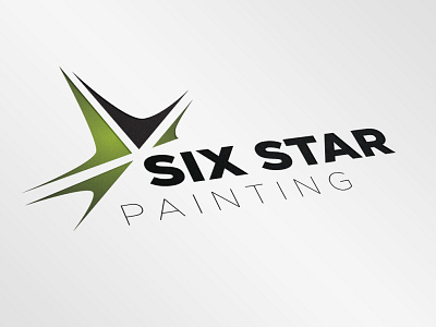 6 Star Painting Logo