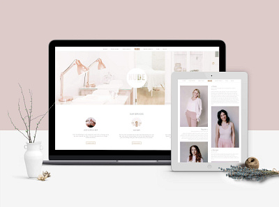 Nude Spa Website Design branding design graphic design website website design