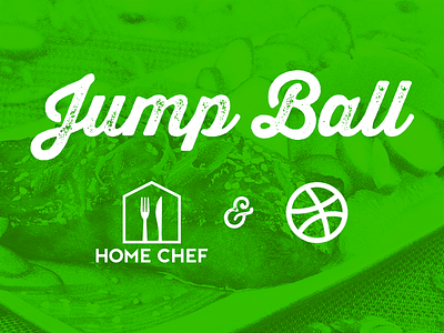 Jump Ball dribbble food overlay plated dish thirsty rough