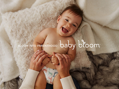Bloom into Parenthood baby branding design logo mission newborn nursery tagline