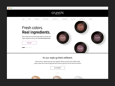 Cosmetics Interface cosmetics design interface makeup organic shop website