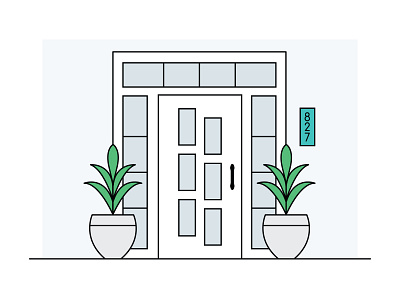 Come on in… entry front door how to illustration measure plants sidelites transoms windows