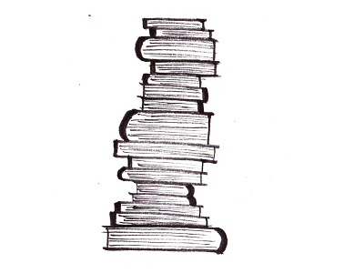 A Study of Books book books drawing icon illustration sketch stable