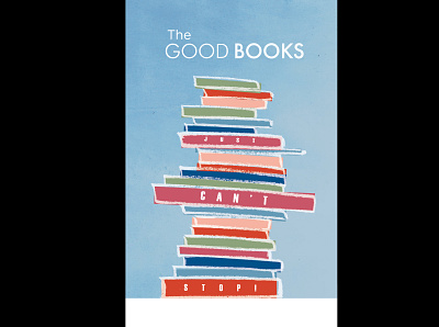 The Good Books book book cover books design illustration pastel poster