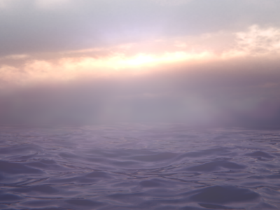 Ocean 3d render blender ocean render sky water