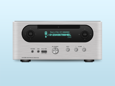 Audio Receiver audio receiver icon illustration tutorial