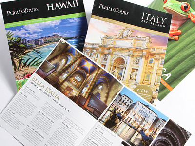 Perillo Tours Brochures brochure costa rica hawaii italy layout merging media ocreations perillo tours pittsburgh publication tour