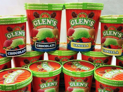 Glen's Custard Pints & Quarts