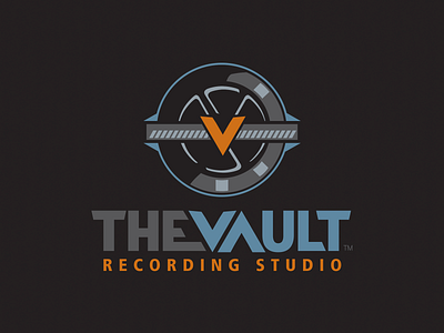 The Vault Recording Studio brand branding business corporate identity design graphic design icon label logo music ocreations pittsburgh record label recording studio records singer songwriter
