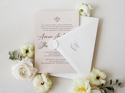 Spring Wedding Invite