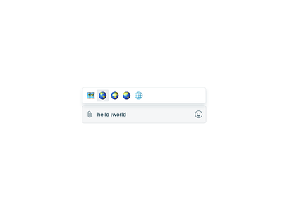 Slack-style emoji search app chat css design emoji html javascript messaging minimal remote ui ux web web design