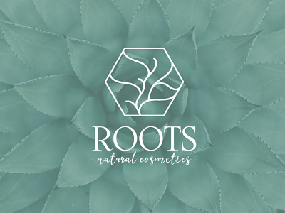 Roots Natural Cosmetics - logo concept brand branding branding design logo logo design logoconcept logodesign