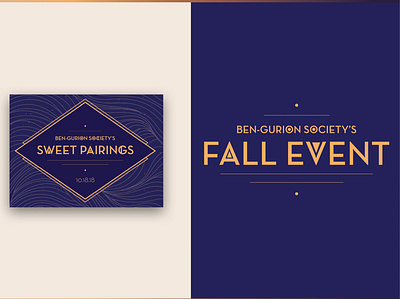 Sweet Pairings Event branding branding and identity chocolate event graphic design nonprofit print design