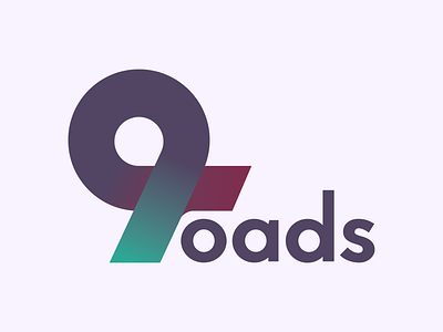 9roads logo logo logotype roads studio symbol type